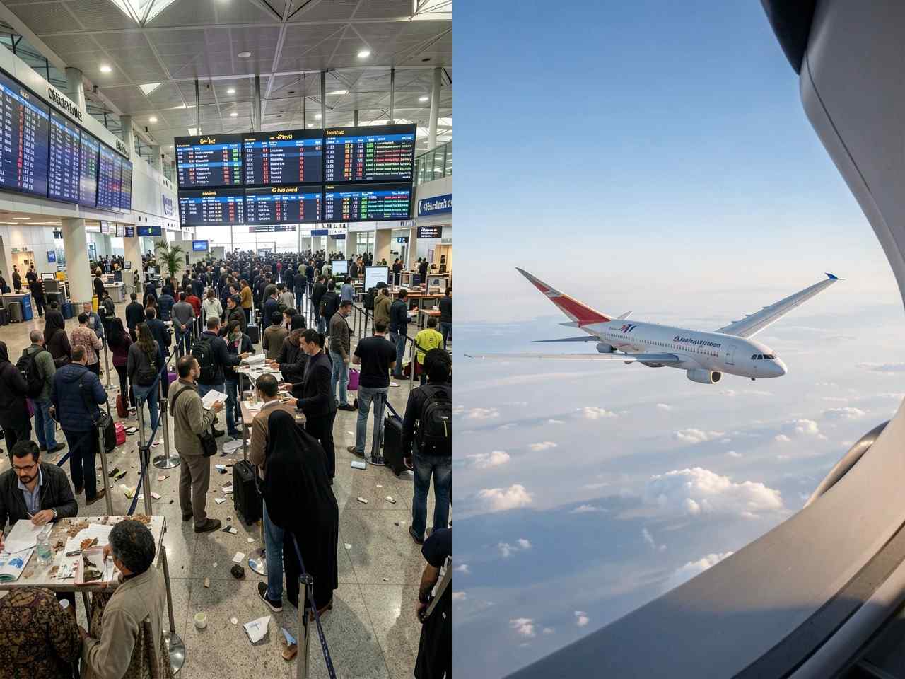 Major Airlines Adjust Middle East Routes as Airspace Disruptions Affect Global Travel